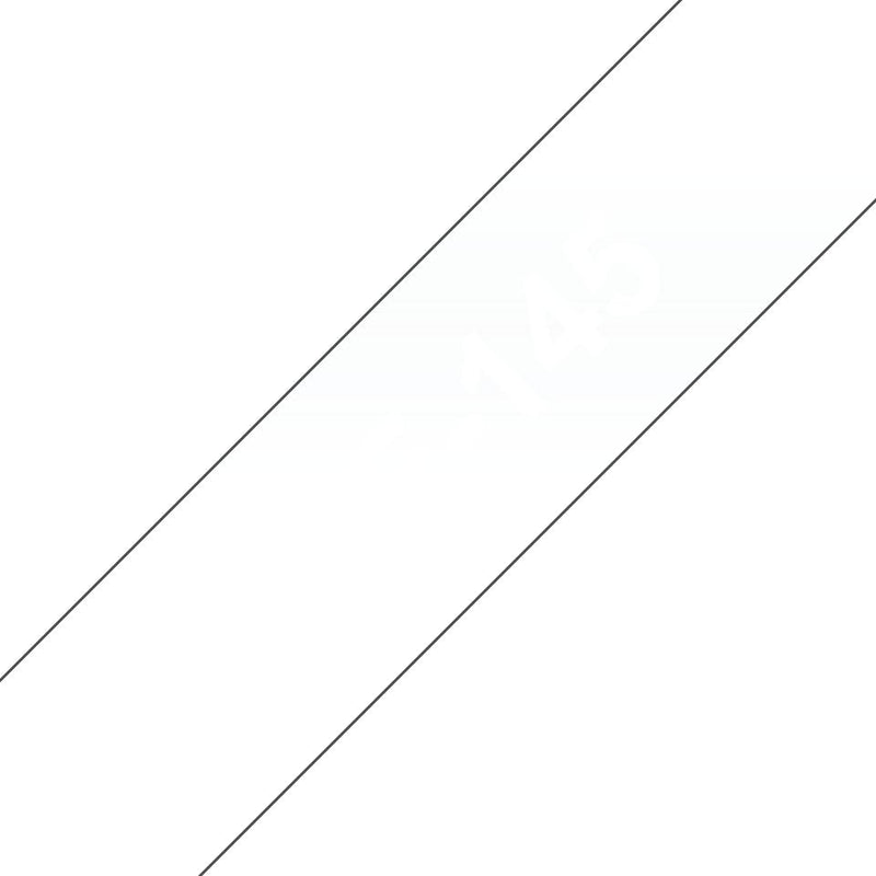 Brother Tape Laminated 18MM, White Sobre Transparencia, Tze, Grey Transferencia Thermal Brother, PT1000,1010,1