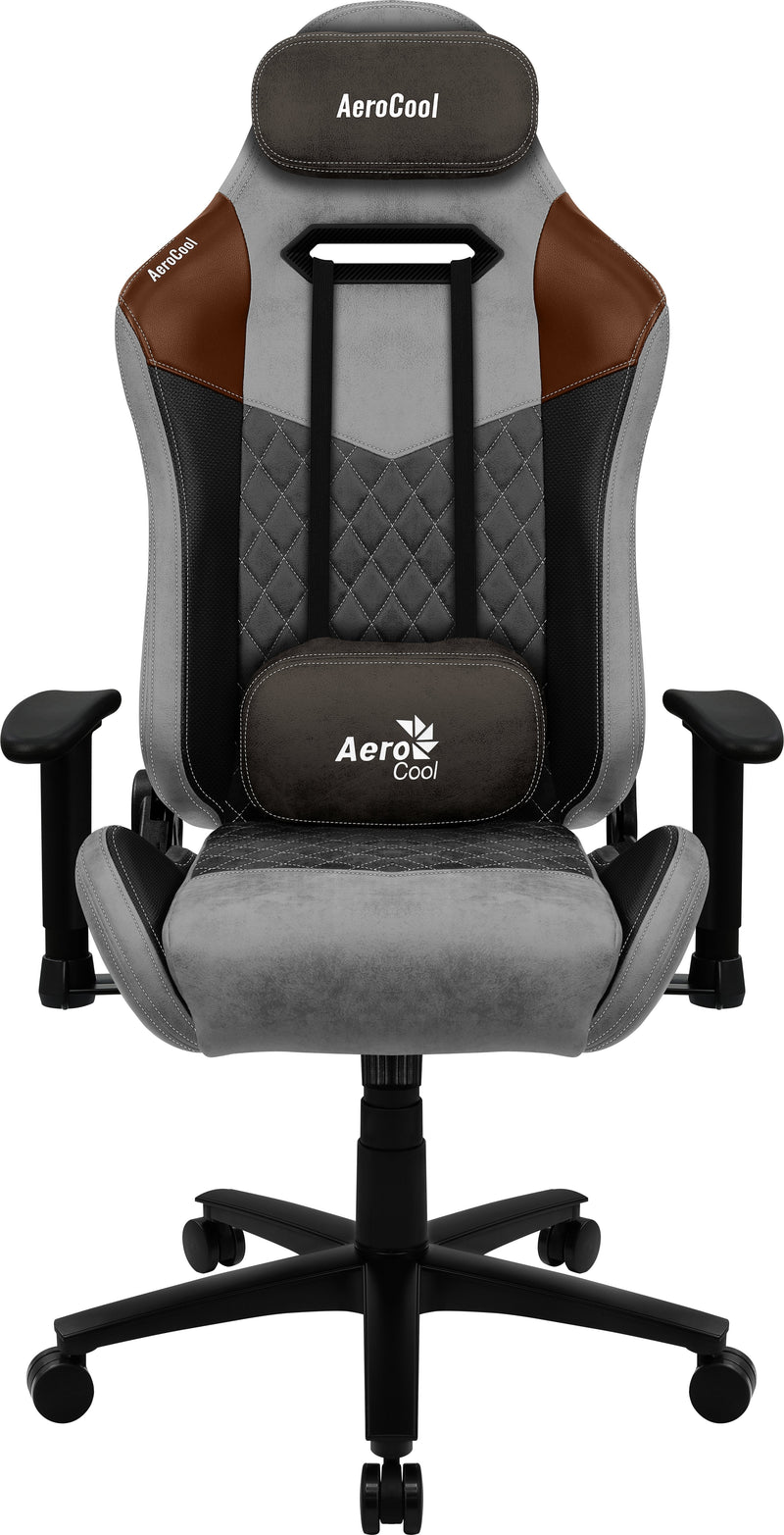Aerocool Chair Gaming Duke Aerosuede Universal Black Brown Grey