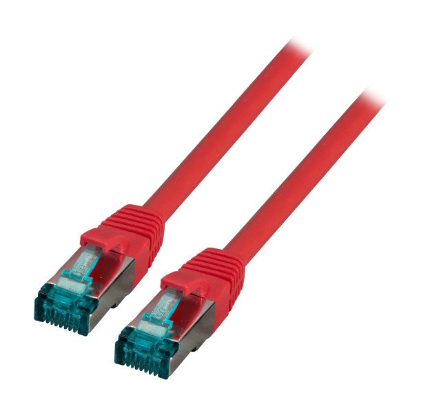 EFB Elektronik Cable MK6001.0,15R Network Red 0,15M CAT.6A S/FTP (s-STP)