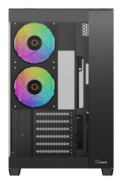 Ocypus PC Case Delta C74 ARGB Black Panoramaglas) DELTA-C74-BKD200XX-GL — image 1