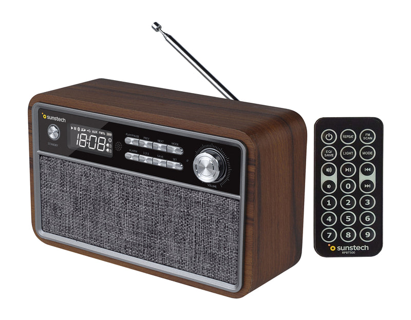 Sunstech Radio Vintage RPBT500 Wood