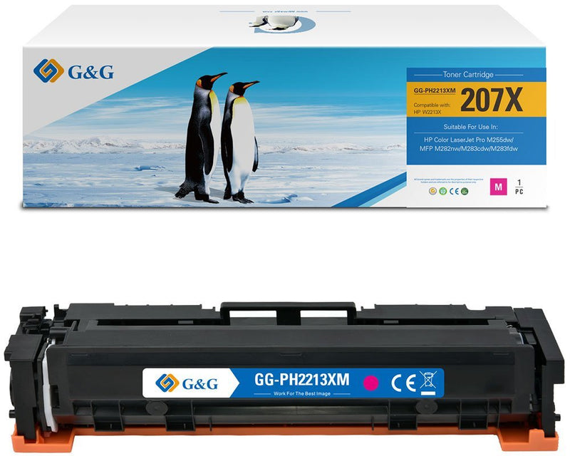 G&g Xl-toner Compatible With HP 207X W2213X With Chip