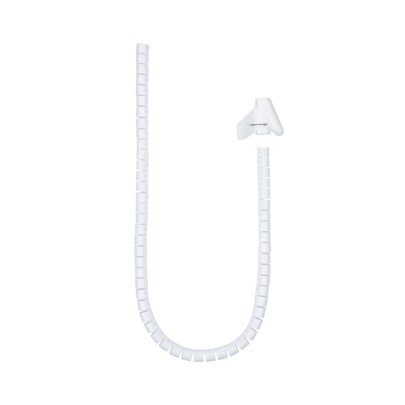 Nanocable Organiser Cables Flexible 25MM - Length 1M - White