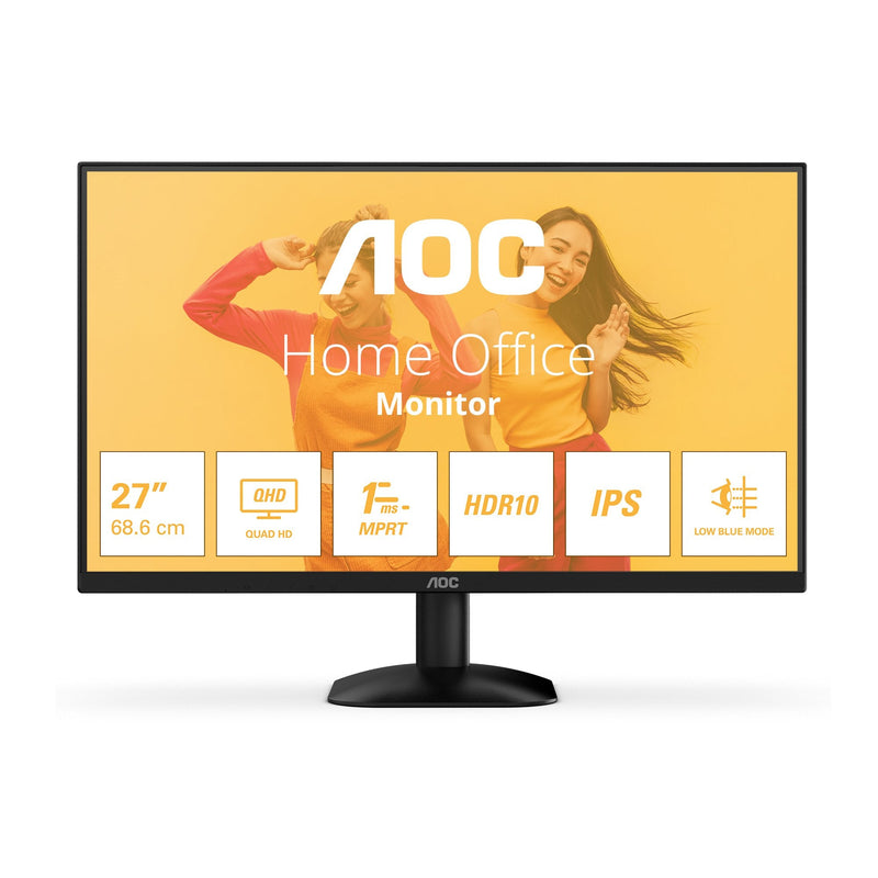 AOC Monitor 27 Q27B35E IPS 2560X1440 16:9 300CD M2 1MS HDMI USB Headphone Out