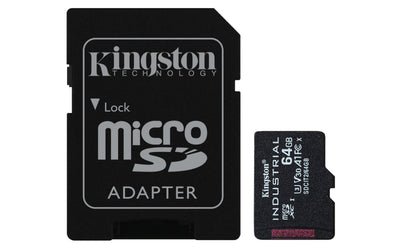 Kingston Industrial Microsdhc 64GB Class 10 A1 Pslc + Adapter SD SDCIT2/64GB — image 1