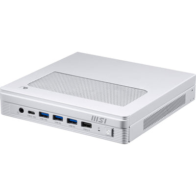 MSI Mini PC Pro DP10 A14MG-007BEU Intel Pentium Gold G7400 No RAM No HDD No Os White — image 1