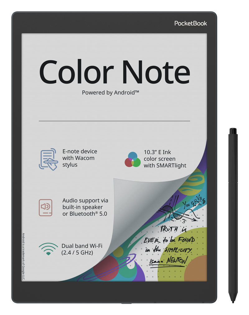 Pocketbook Color Note Lectore E-book Pantalla Touchscreen 32GB Wi-Fi Negro Azul