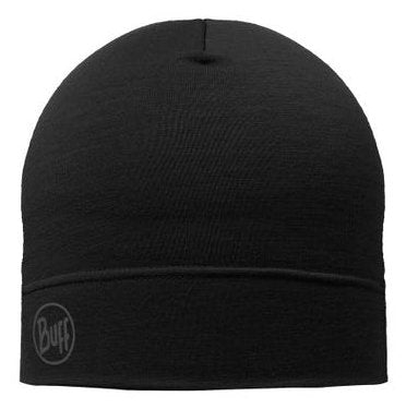 Buff Merino Lightweight Beanie Solid Black Cap Size Única Standard — image 1