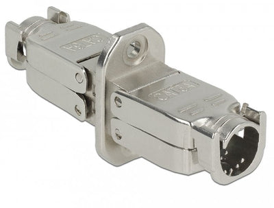 Delock Connector Network Cable CAT.6A Tool STP Free Of Tools Silver Clutch 86467 — image 1
