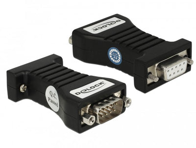 Delock Isolator 1 X Serie RS-232 DB9 Female a 1 X Serie RS-232 DB9 — image 1