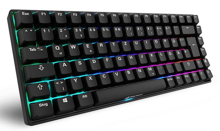 Sharkoon Skiller SGK50 S3 Pbt, Keyboard Gaming Black Disposición de, Gateron G Pro 3.0 Yellow 4044951040964