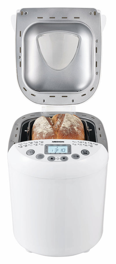 Medion Panificadora Life Brojobackautomat Md 11011 White 550 Watt, Brojoe Bis 1KG) 50076234 — image 1
