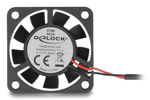Delock Fan Axial 5V Dc, 40 X 40 X 10MM Black