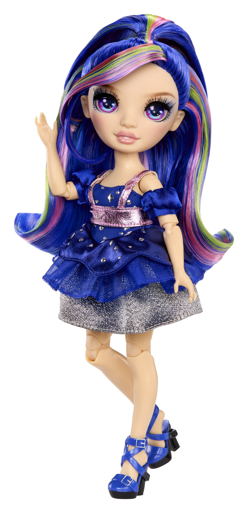 Mga Entertainment Rainbow High Be Dazzling Fashion Dolls - Genevieve Bleue, Muñeca 597810-EUC