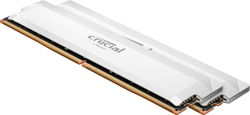 Crucial Memory DDR5 64GB 2X32GB Pro White 6400MHZ PC5 51200 CL40 CP2K32G64C40U5W