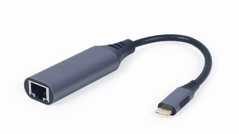 Gembird Adapter USB Type-c - RJ45 Gigabit Network Space Grey A-USB3C-LAN-01