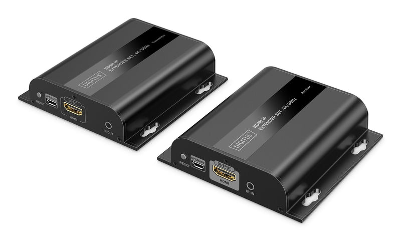 Digitus HDMI IP Extender Set 4K 60HZ 120 200M One-to-many Cat Black