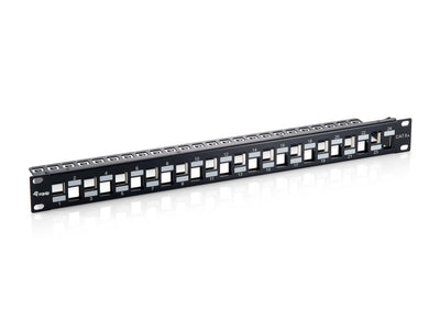 Equip Patchpanel 24x RJ45 CAT.6A 19 1HE Keymone — image 1
