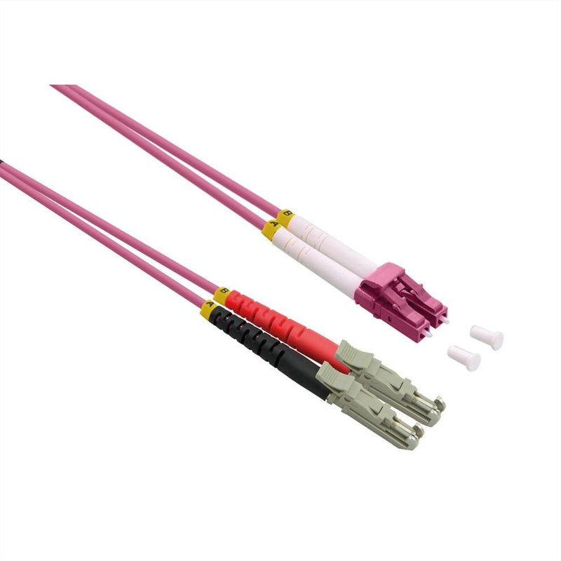 Roline Lwl-cable Duplex 50 125M OM4, Lsh Lc, Lsoh, Violett, 5M