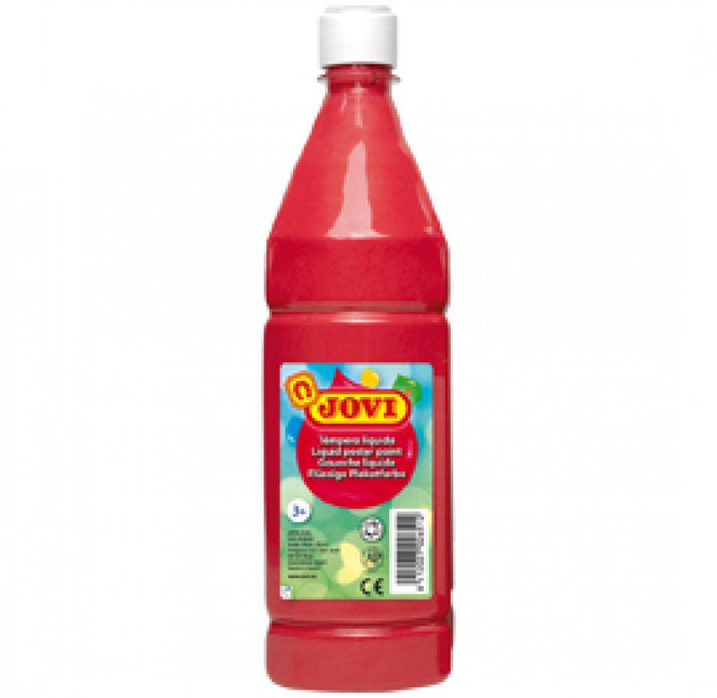 Jovi Témpera Líquida Paint Bottle 1000ML Bermellón