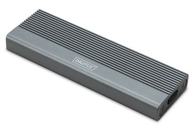 Digitus USB M.2 Hard Disk Enclosure, SSD, External, Sata, 6Gbps, USB 3.1 GEN2, Aluminum, Toolfree — image 1