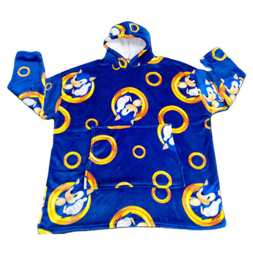 Bata Hoodie Oversize Sonic The Hedgehog Coral Kids — image 1