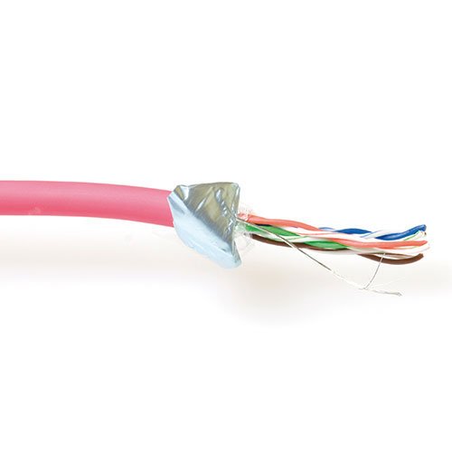 CAT.5E F UTP Lszh Stranded Patch Red 100M