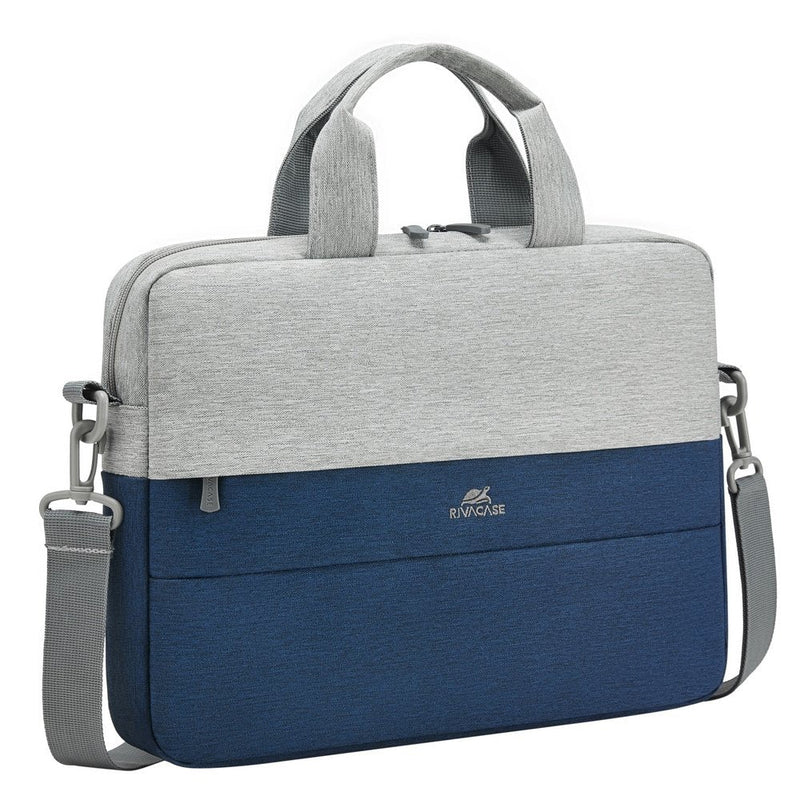 Rivacase Case 14 7522 Grey/Dark Blue Laptop Blue Grey