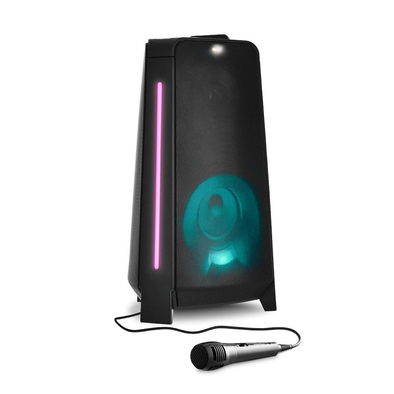 Medion P61552 Party-soundsystem Partylautsprecher Includes Microphone Black