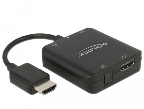 Delock Adapter Hdmi-a Male HDMI + Audio Extractor 4K 60 HZ — image 1