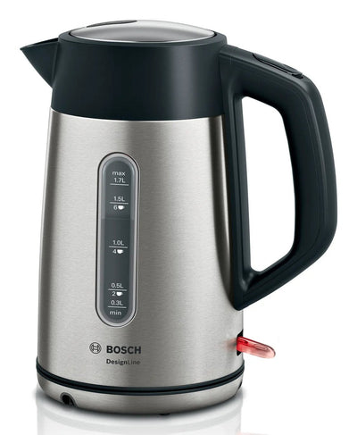 Bosch Tetera Eléctrica TWK4P440 1,7 L Black Steel Inoxidable 2400W — image 1
