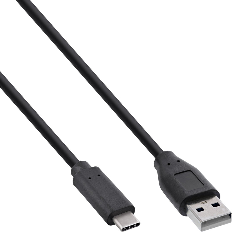 Inline Cable USB 2.0, Type-c Male a Male Black 1,5M