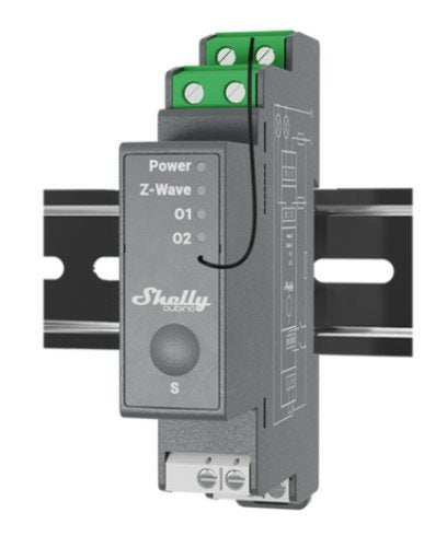 Shelly Relé Wave Pro 2 Max. 25A Z-wave Din-rail
