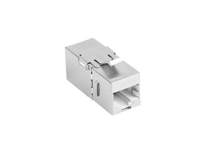 Lanberg Connector Feed-thru Keystone RJ45- RJ45 CAT.6 FTP 90 — image 1
