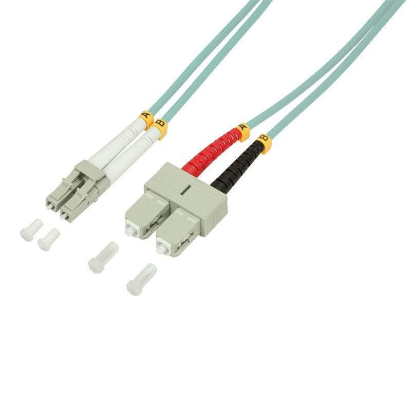 Logilink Cable Fibre Optic OM3 50/125Á Lc-sc 1,0M