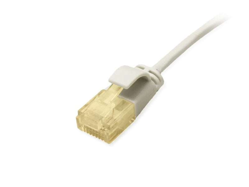 Equip Network Cable CAT.6A Slim U UTP 2x RJ45 0.15M Grey Lszh