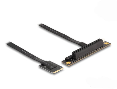 Delock 64219 Adapter M.2 Clave a + And a PCIE X8 NVMe Ángulo With Cable 20CM — image 1