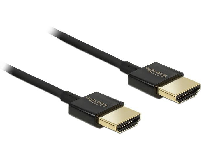Delock HDMI Cable -a Male Hdmi-a Male Slim 3M