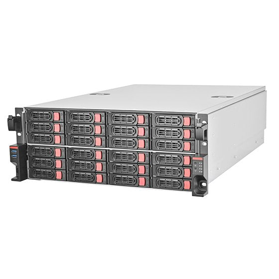 Silverstone Technology SST-RM43-324-RS, Rack Black/Red 4 Höheneinheiten) SST-RM43-324-RS