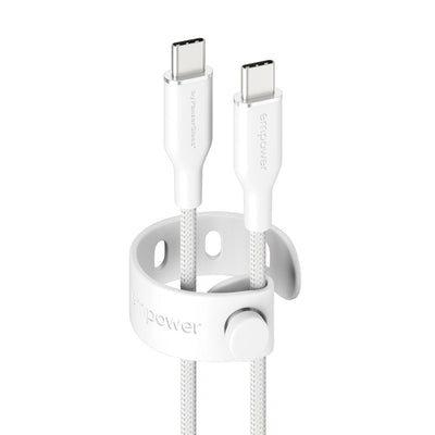 Panzerglass Empower™ By ® Racing 60W USB-C To USB-C USB Cable 2.0 2M Silver White USB Cable White — image 1