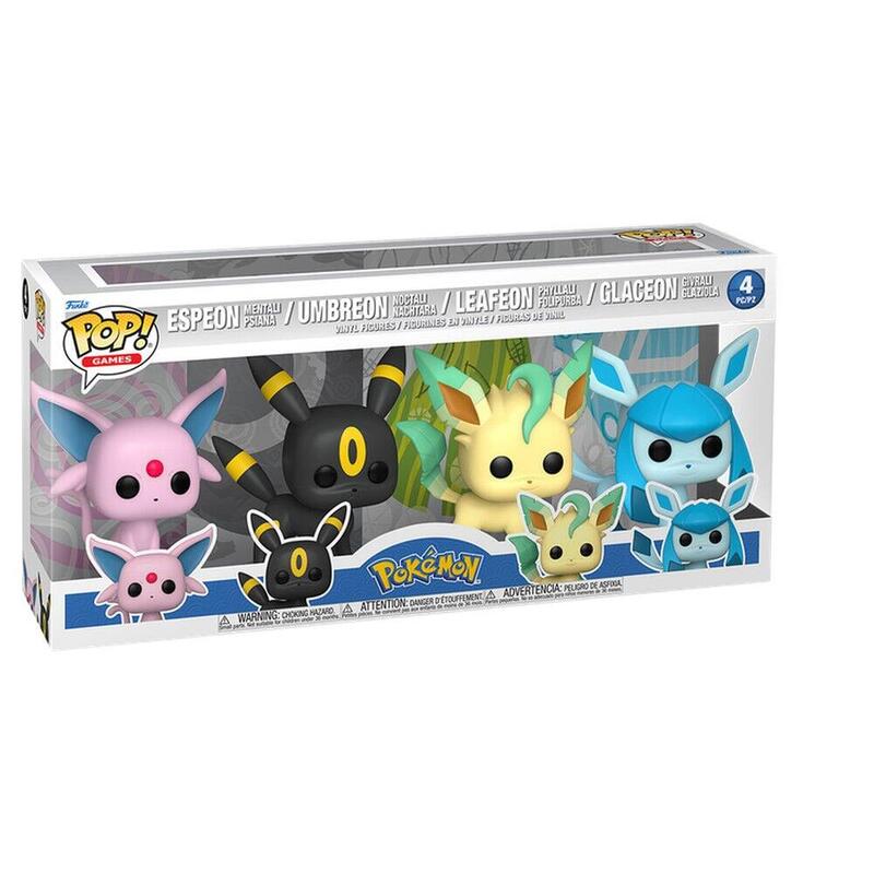 Blister 4 Figuras Pop Pokemon