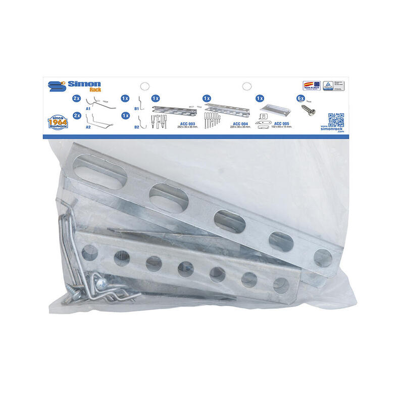 Simon Bag 9 And Bt-panel (6 Ganchos + 3 Accs) AC012. Rack