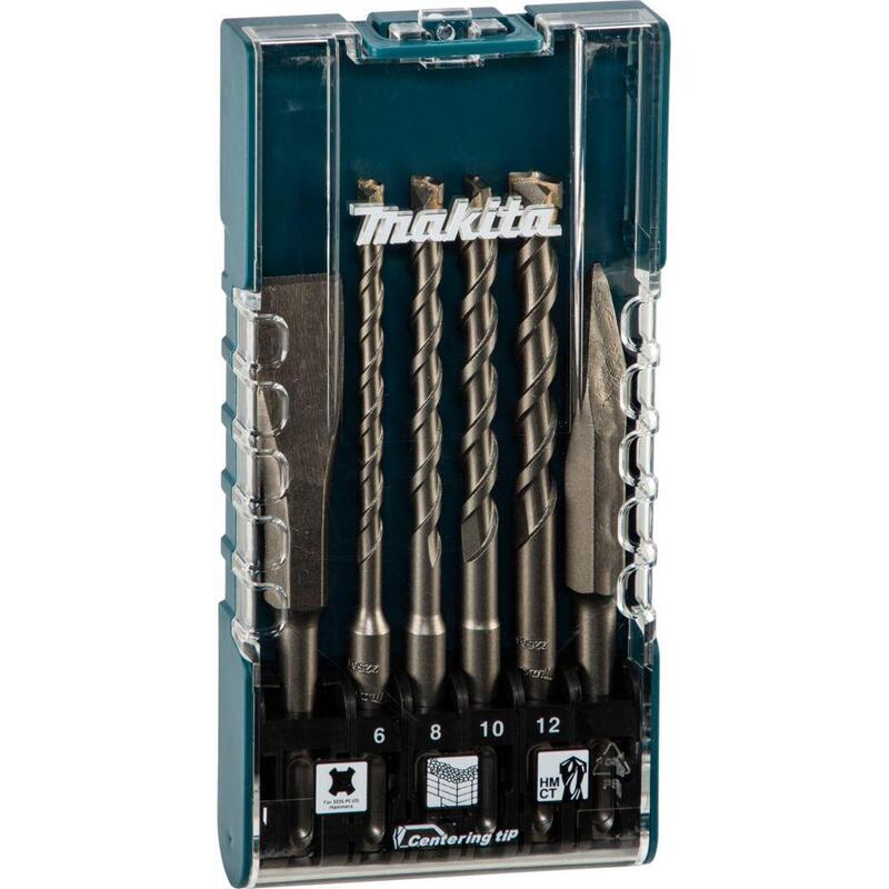 Makita Taladro Broca E-15746 Sds-plus Bohrer- /Meissel Set 6-TLG.