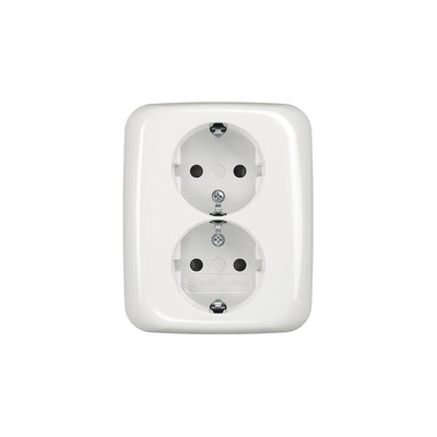 Busch Jaeger 202 EUJB-214 Double Socket Power Schuko — image 1