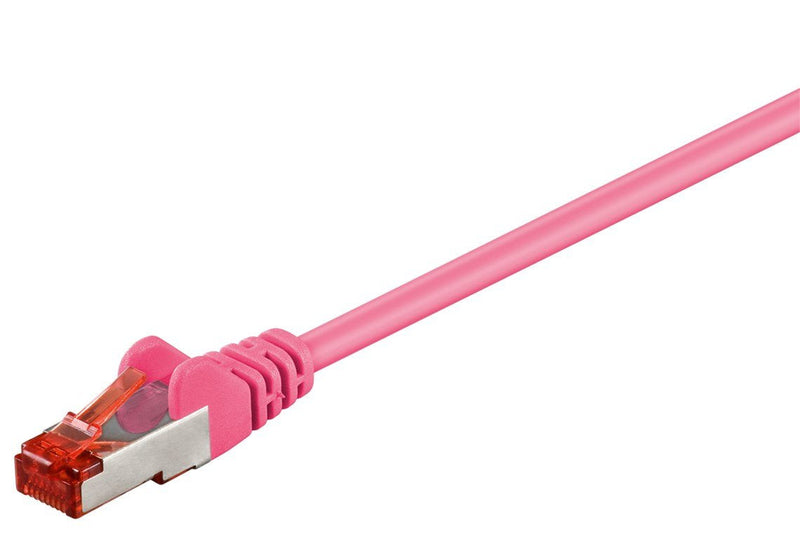 Goobay 7,5M CAT.6 Network Cable, S/FTP (pimf), Magenta