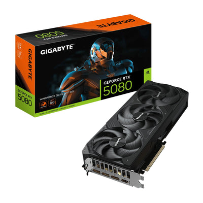 Gigabyte Graphics Card Graphics Card NVIDIA GeForce Rtx 5080 2670MHZ 16GB GDDR7 256 Bit Pci Express X16 5.0 Ac — image 1