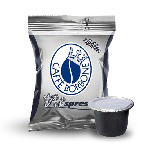 Caffè Borbone Respresso, Miscela Nera 50X Individual Verpackt Nespresso a 5G