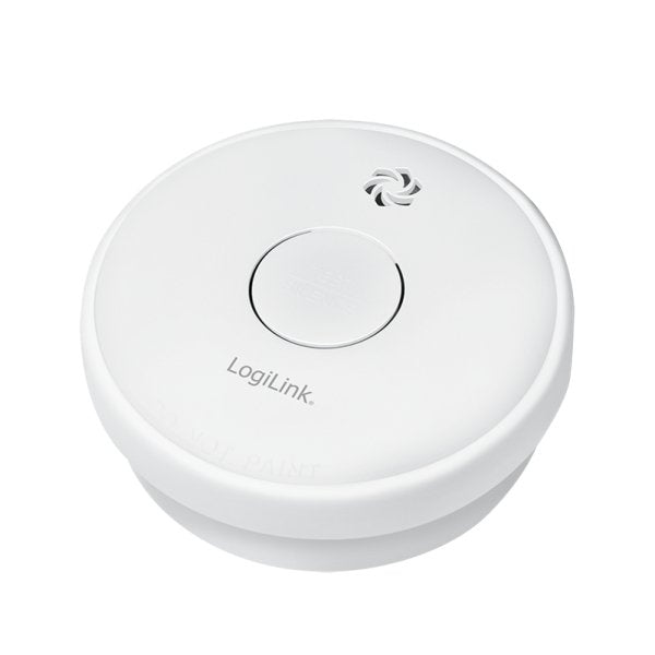 Logilink Detector Smoke Battery Reemplazable 9V White