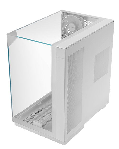 Mars Gaming Box ATX Semitorre Gaming MC3GF Triple Glass Tempered ARGB GPU 383MM 1X3.5 3X2.5 White