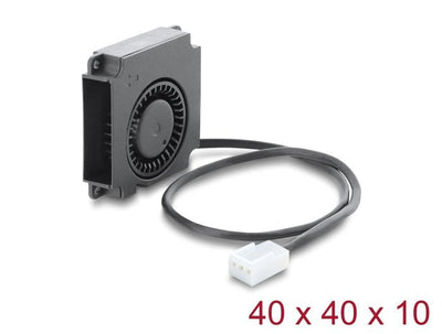 Delock Fan Radial/Soplador Fan 12V DC 40X40X10MM 3 Pin — image 1